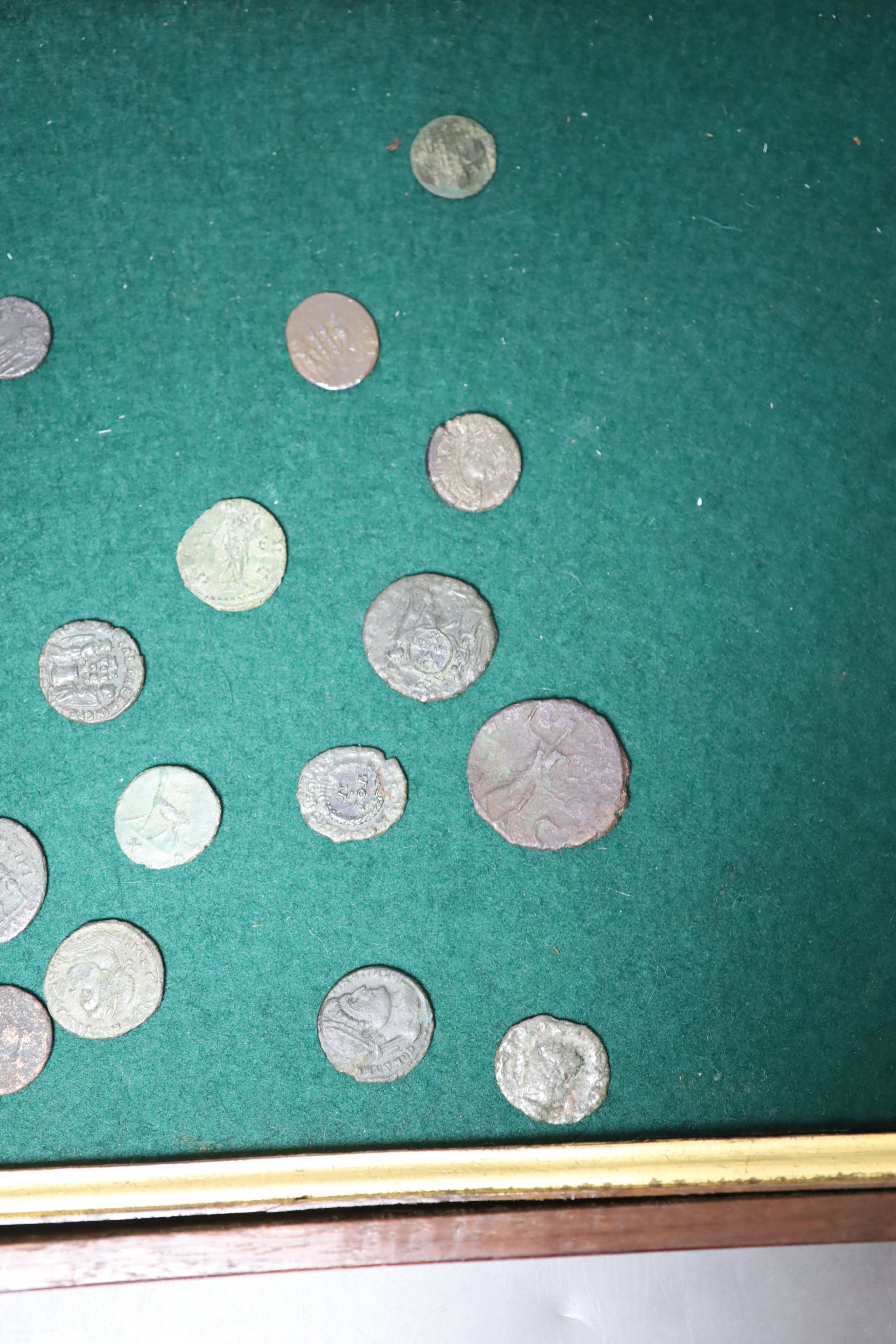 A collection of Roman AR and AE coinage found in Sussex